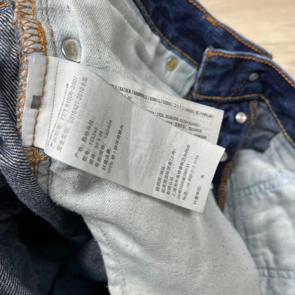 Abercrombie & Fitch Jeans Mens 32x34 Blue Bootcut 100% Cotton Denim